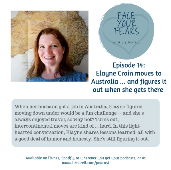 Elayne Crain on Face Your Fears podcast