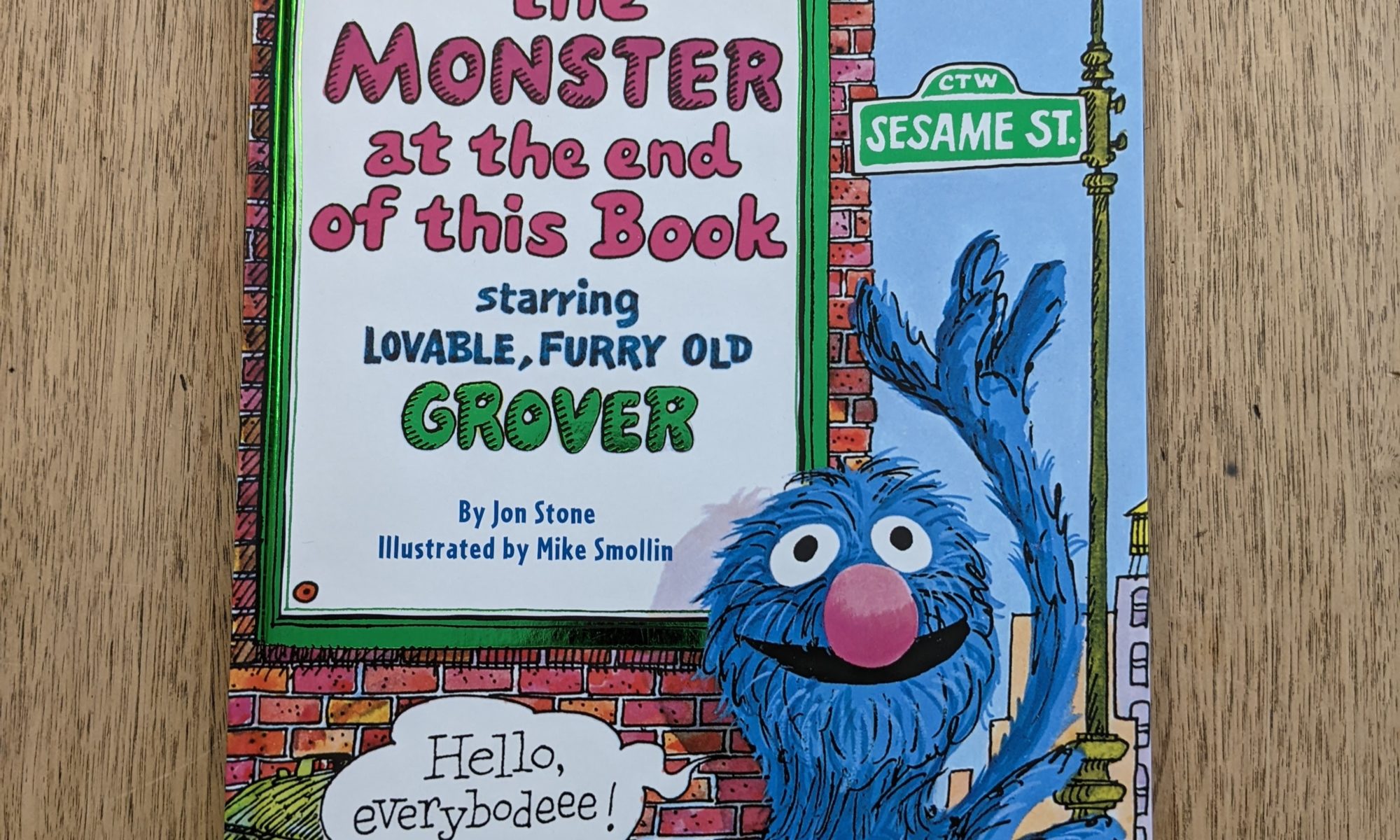 cover of The Monster at the End of This Book picture book