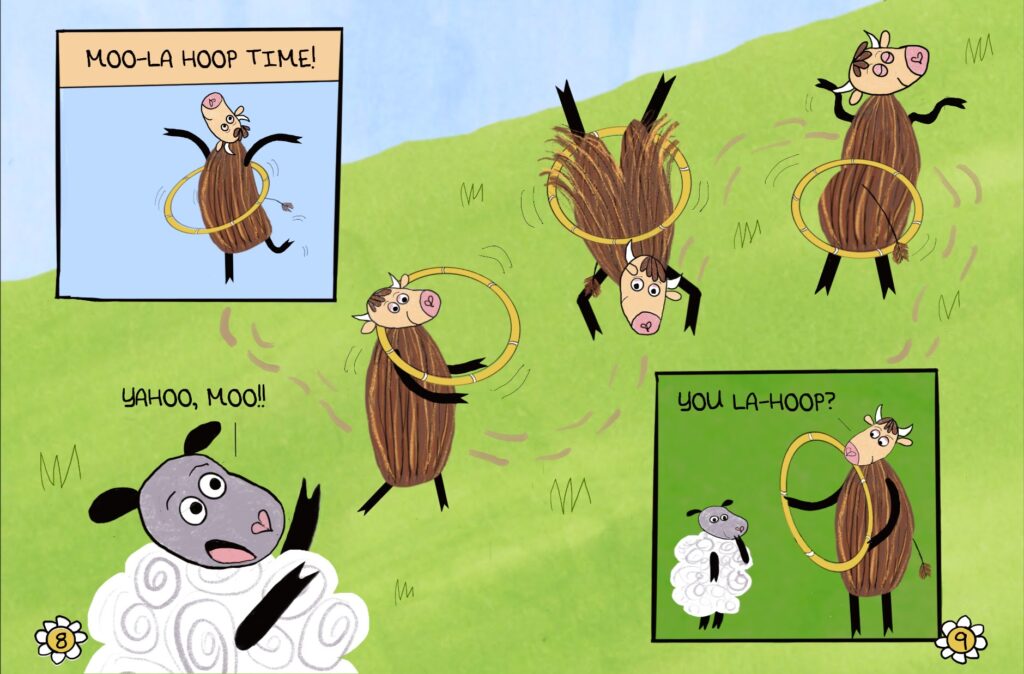 Spread from early graphic novel project